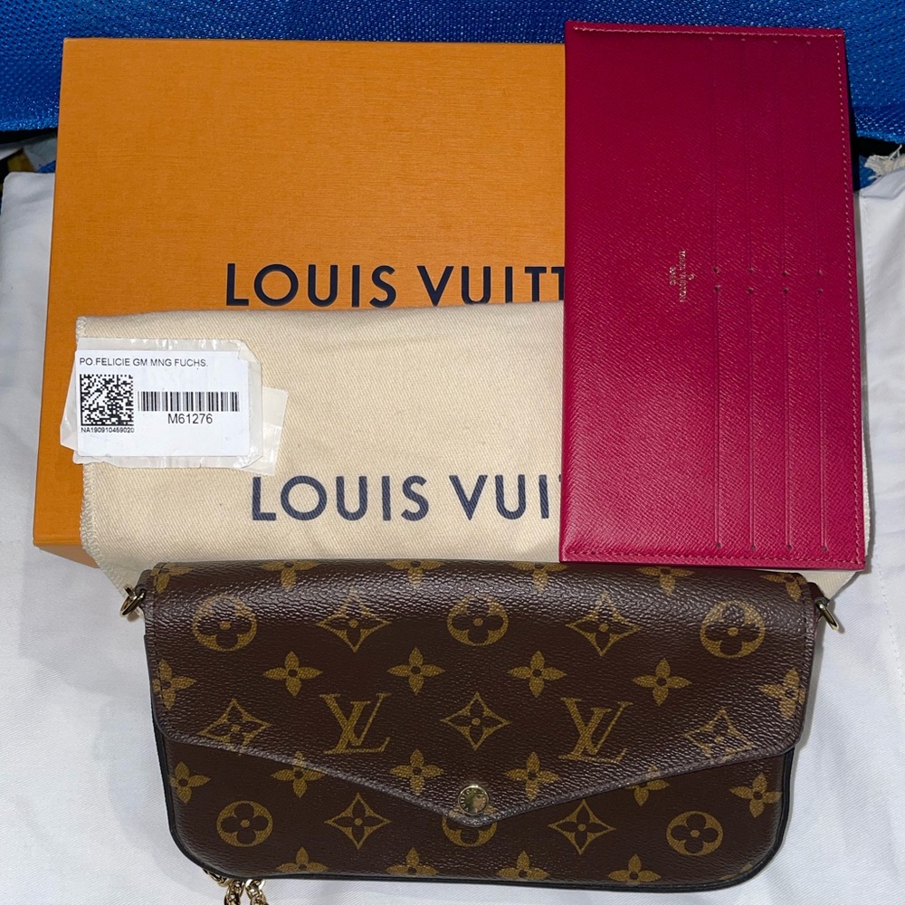 Authentic Louis Vuitton Felicie GM